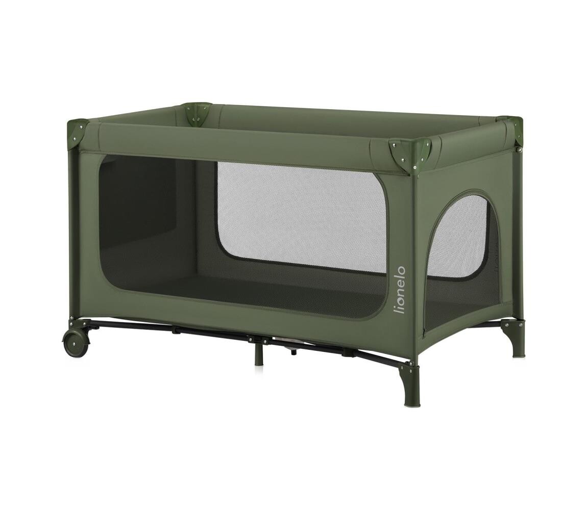 Lionelo Lionelo - Cestovní postýlka JASMIN EASY FOLD Green Olive