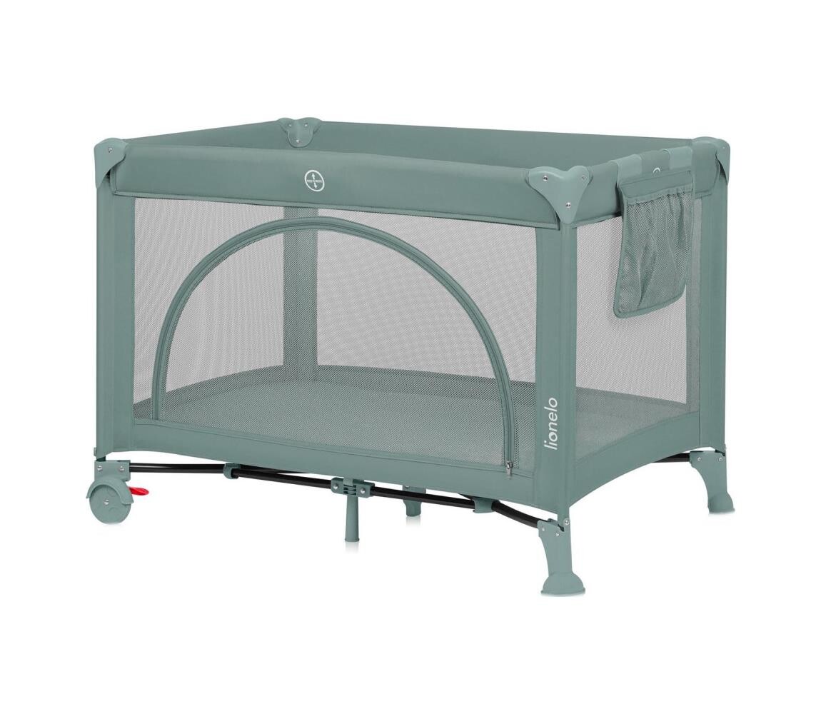 Lionelo Lionelo - Cestovní postýlka LAURA Green Sage