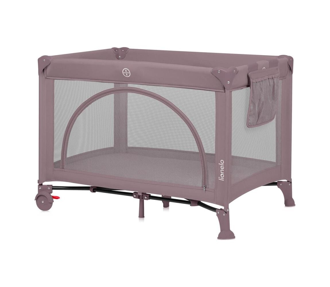 Lionelo Lionelo - Cestovní postýlka LAURA Pink Nude