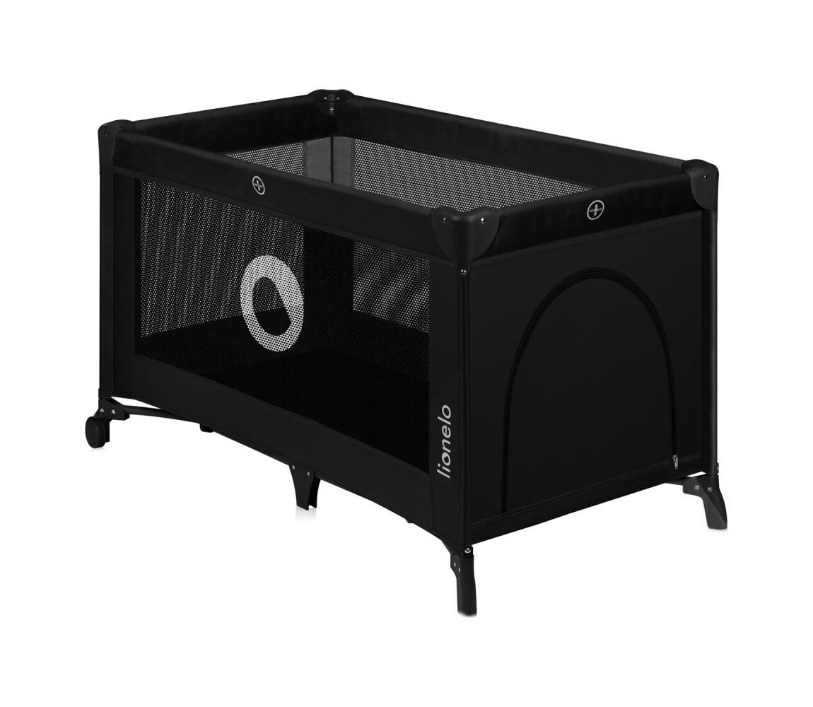 Lionelo Lionelo - Cestovní postýlka STEFI Black Carbon