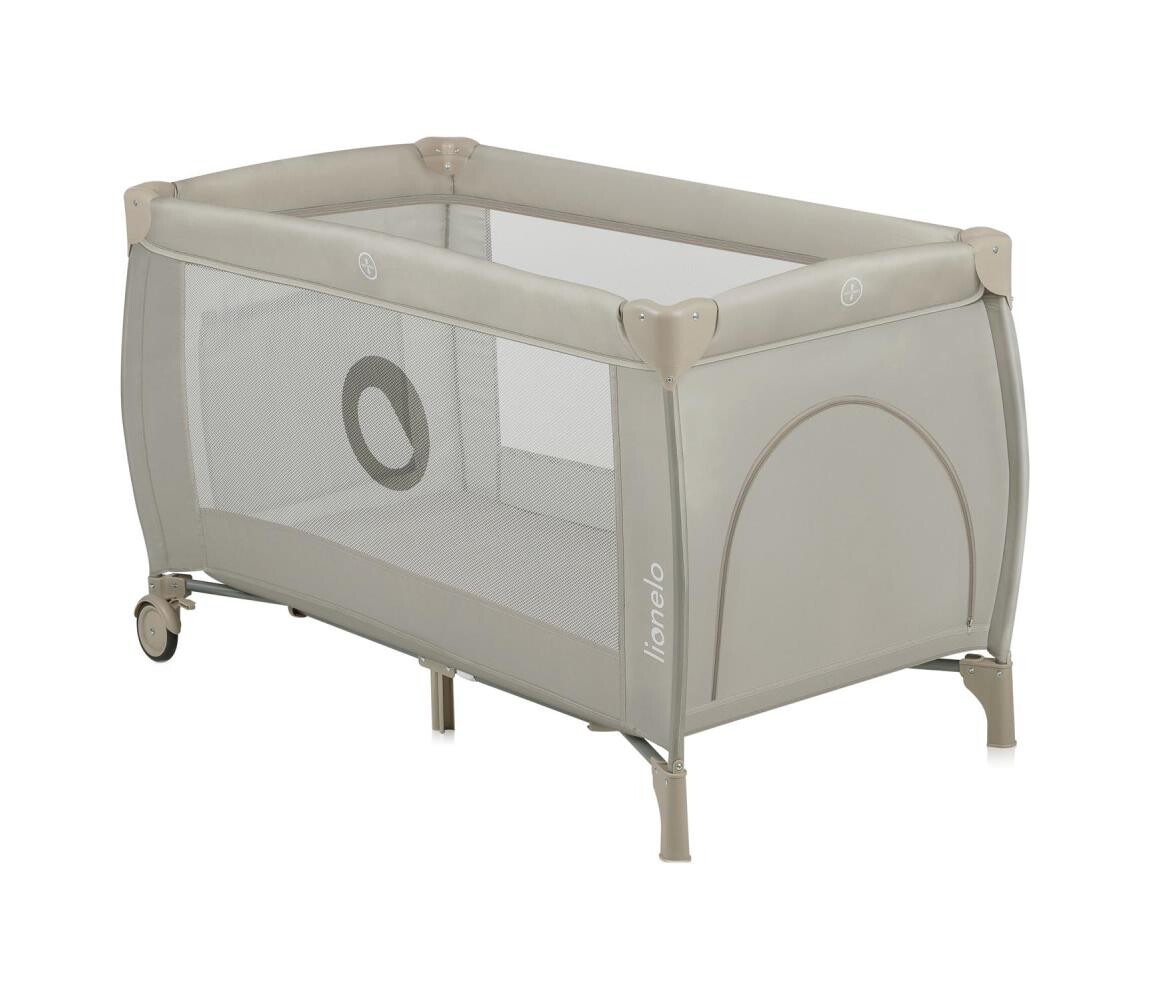 Lionelo Lionelo - Cestovní postýlka STEFI PLUS Beige Cappuccino