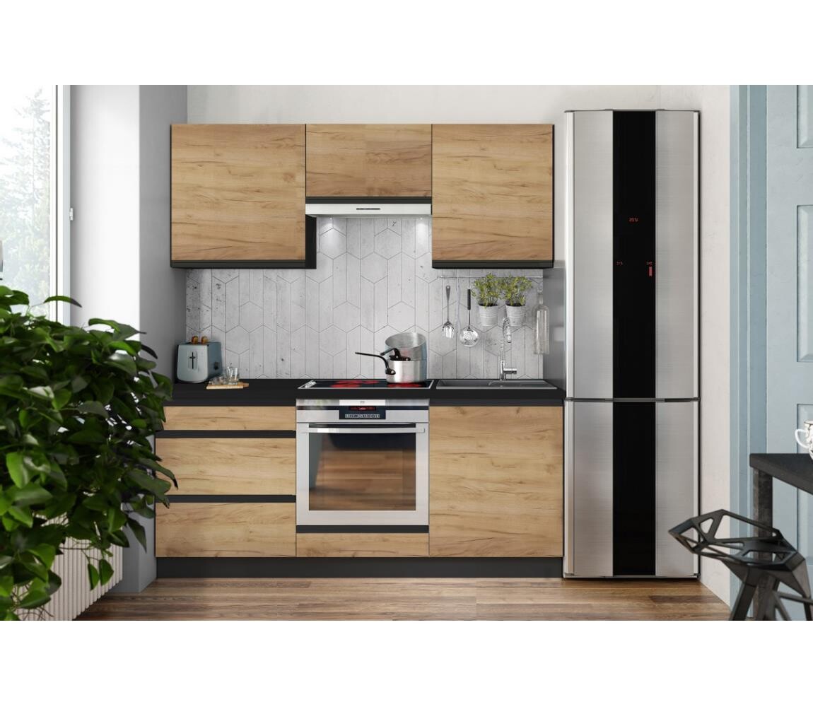 Kuchyňská linka MARINA 180 cm dub craft