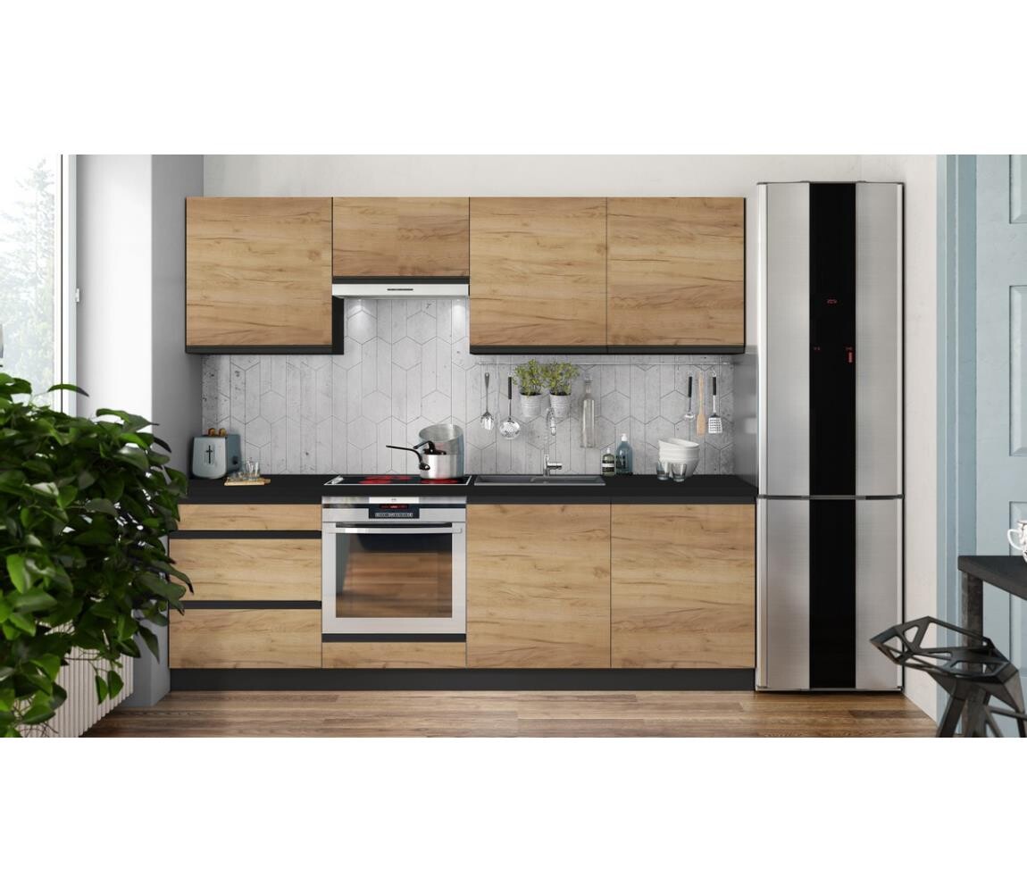 Kuchyňská linka MARINA 240 cm dub craft