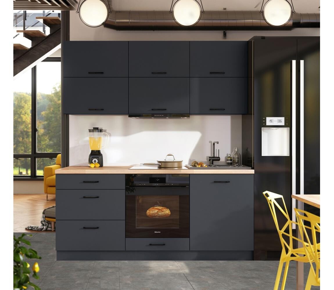 Kuchyňská linka ELISE 180 cm grafit