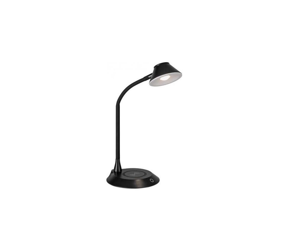 JUST LIGHT. JUST LIGHT. 14414-18-LED Stm stolní lampa s nabíjením PUCKI LED/4,5W/230V černá
