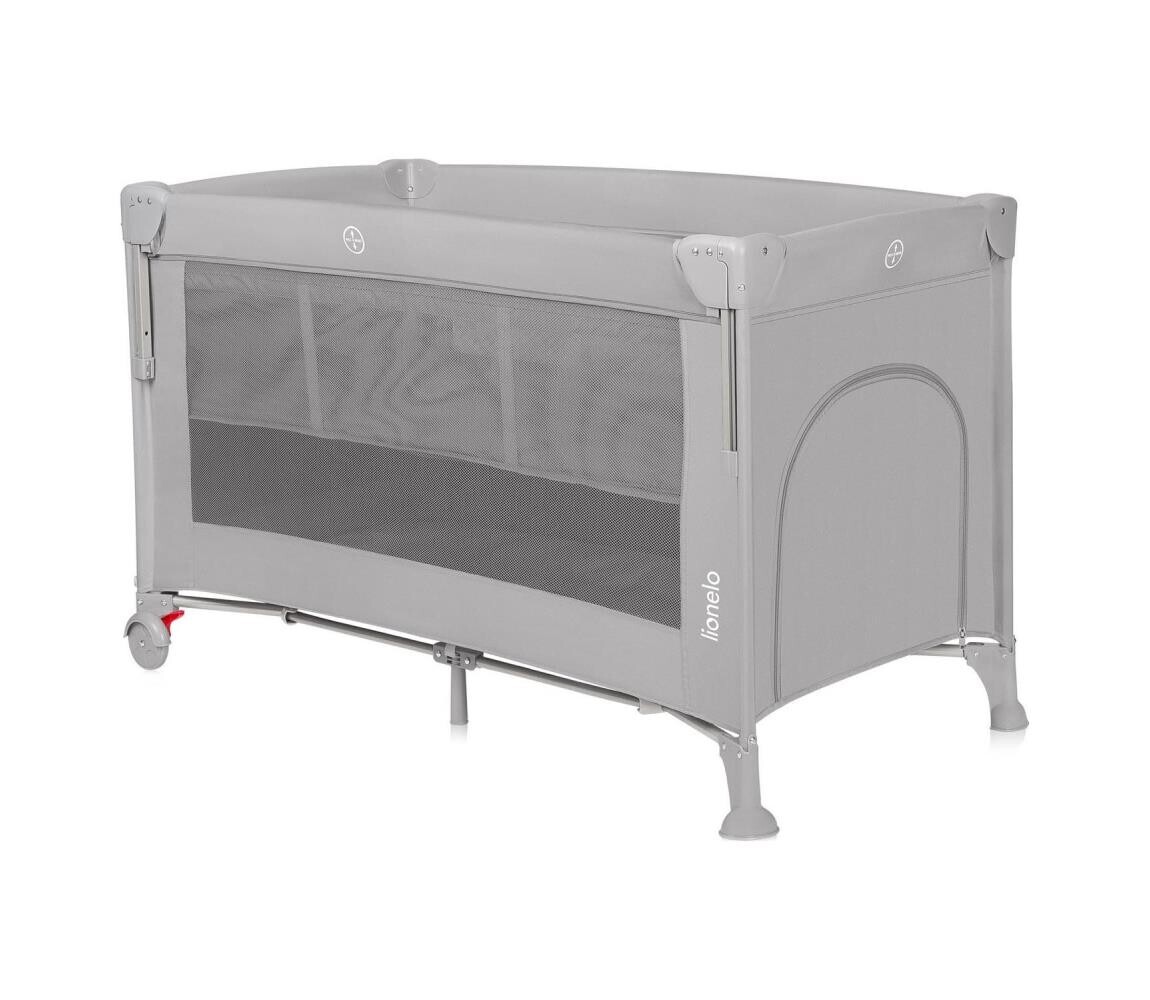 Lionelo Lionelo - Cestovní postýlka 3v1 ELLEN Grey Concrete