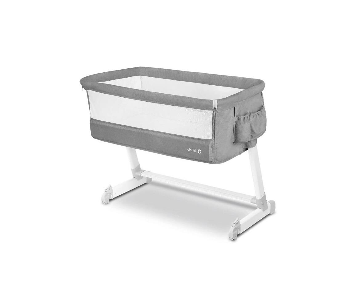 Lionelo Lionelo - Cestovní postýlka THEO Concrete