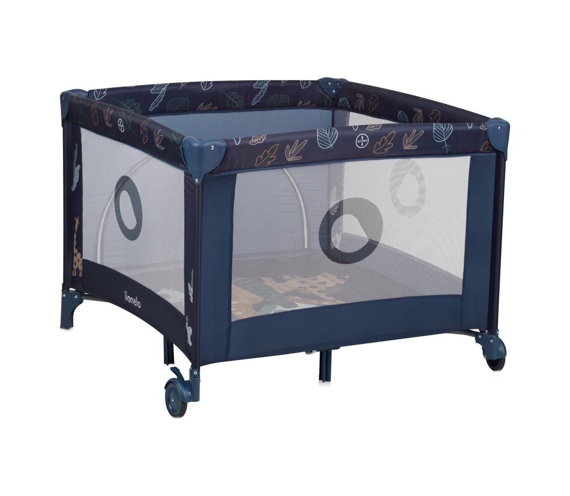 Lionelo Lionelo - Hrací ohrádka BONNIE Blue Navy