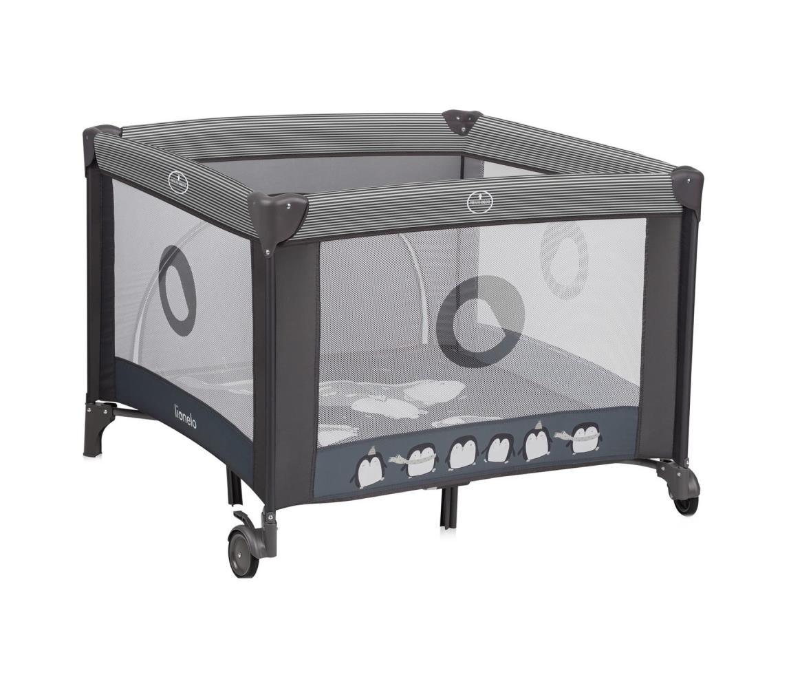 Lionelo Lionelo - Hrací ohrádka BONNIE Grey Scandi