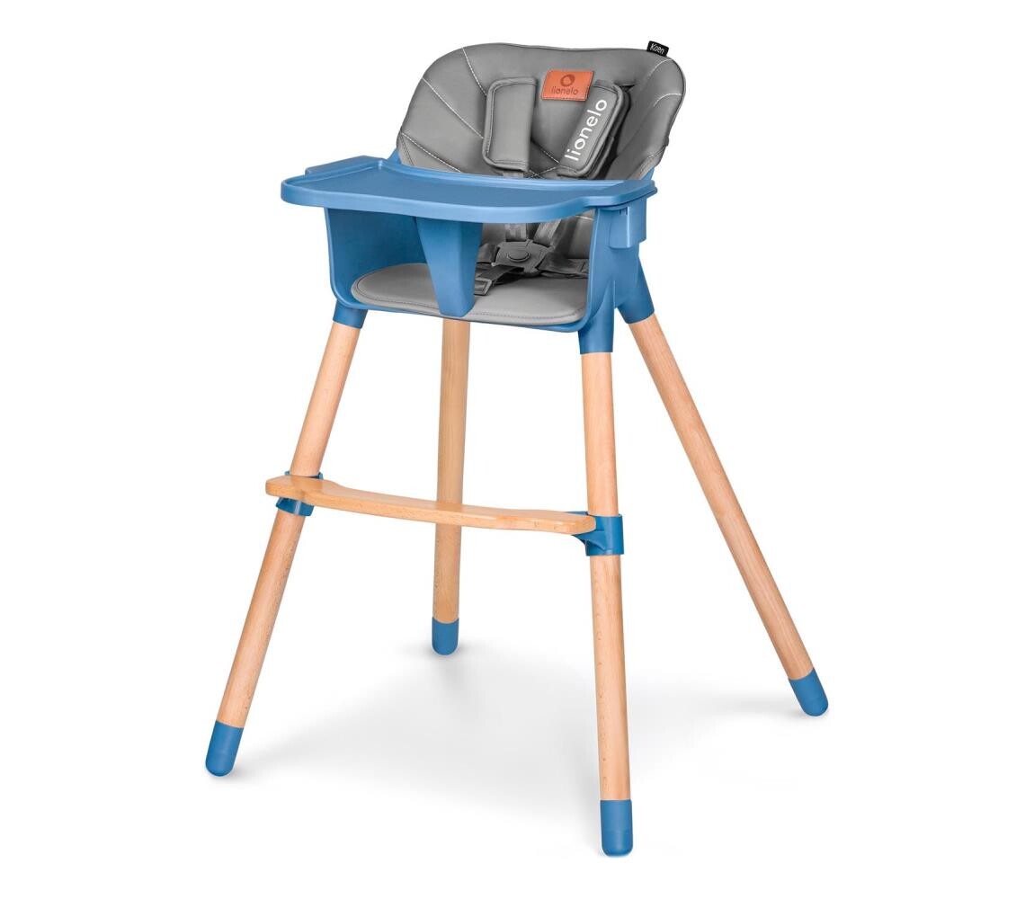 Lionelo Lionelo - Dětská jídelní židle 2v1 KOEN Blue Sky