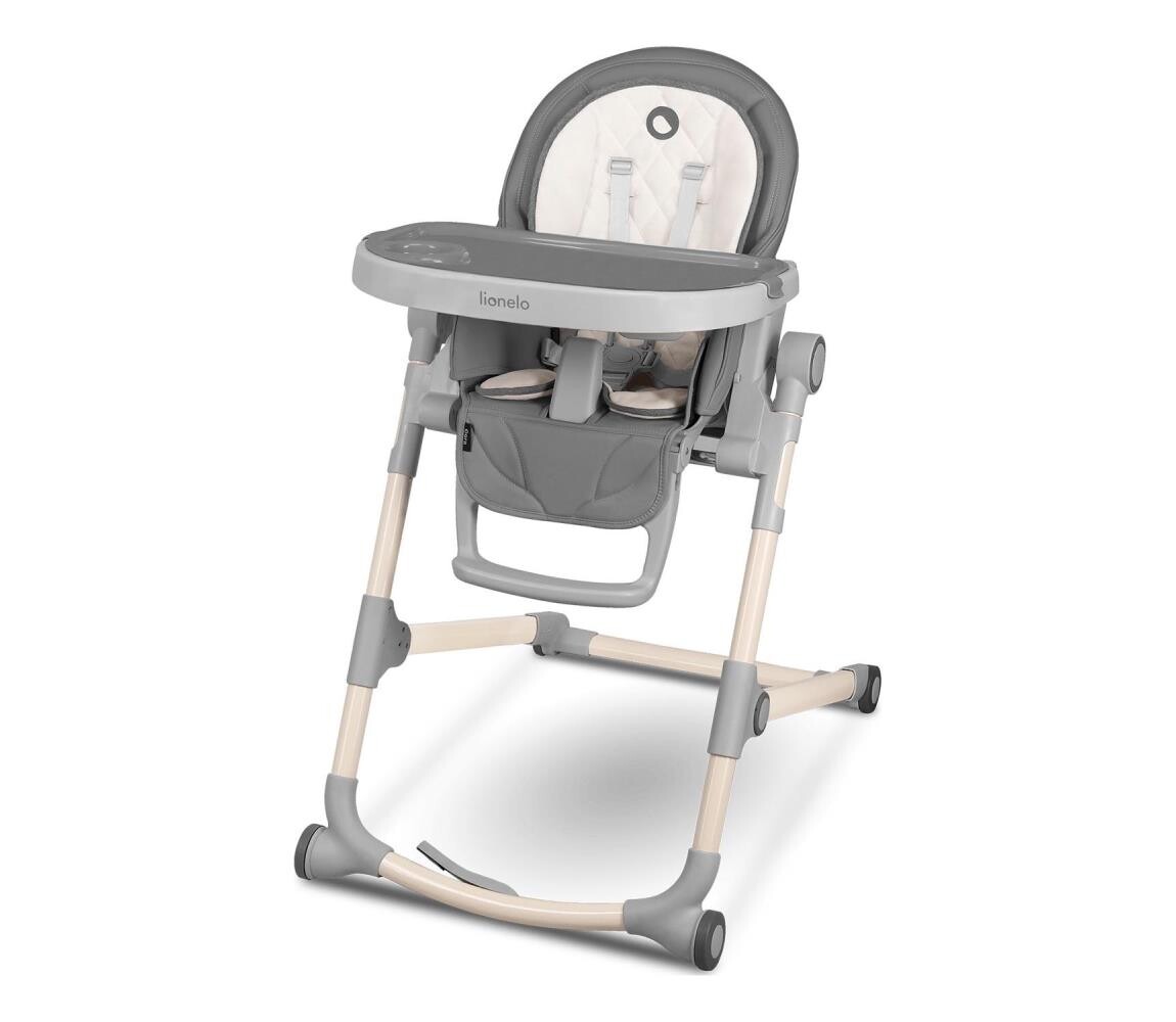 Lionelo Lionelo - Dětská jídelní židle CORA Stone