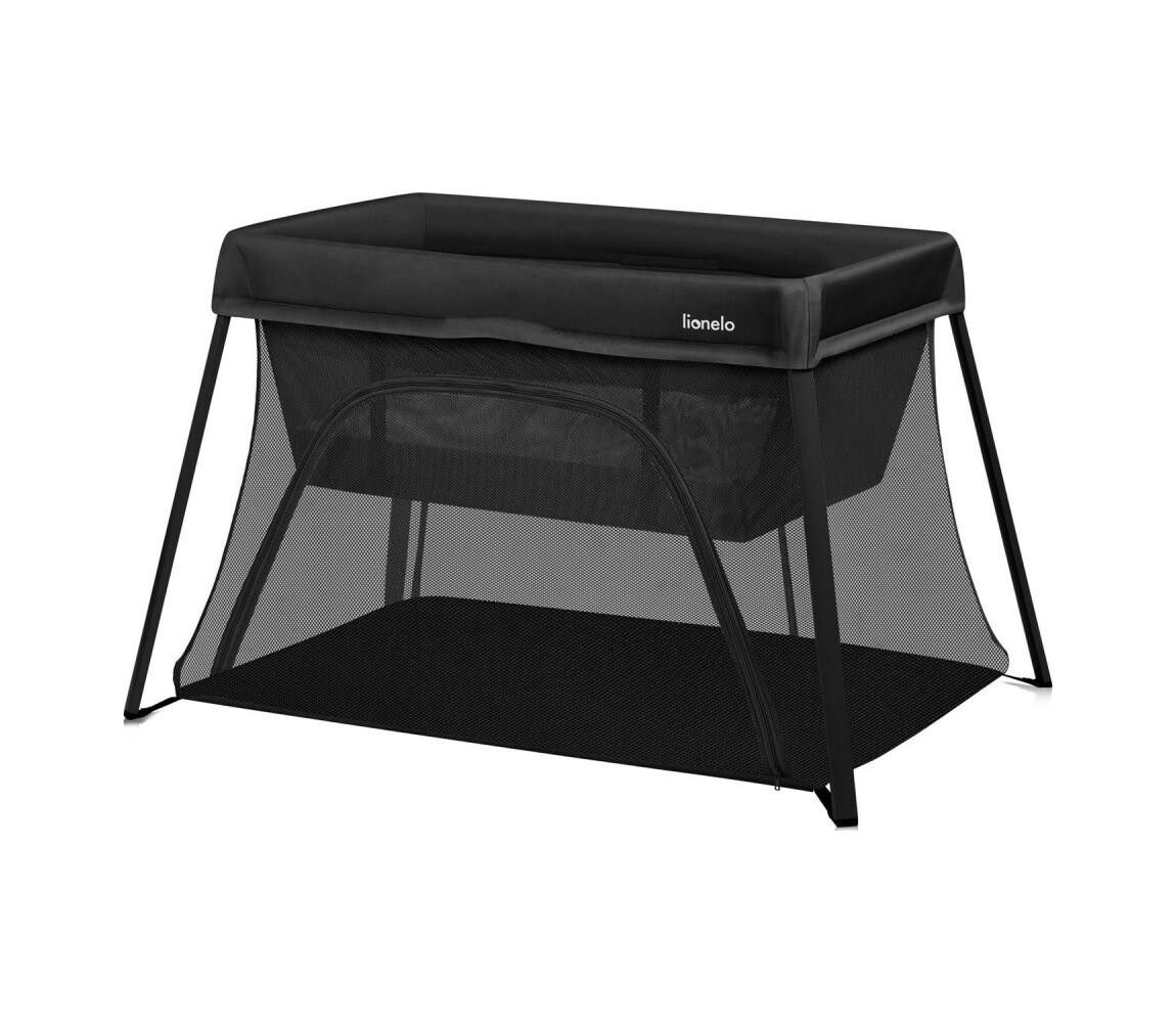 Lionelo Lionelo - Cestovní postýlka 3v1 ALICE Black