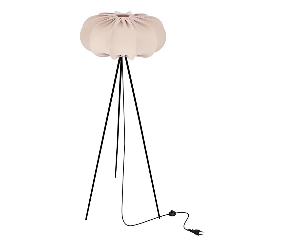 Stojací lampa CAFEE 1xE27/40W/230V béžová/černá