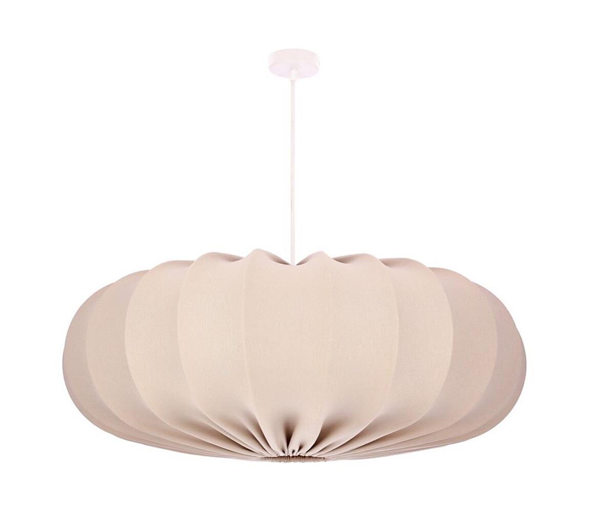 Lustr na lanku CAFEE 1xE27/40W/230V pr. 66 cm béžová