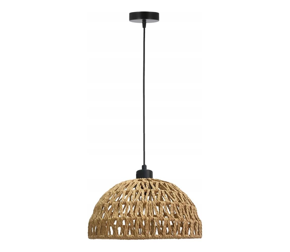 Lustr na lanku BALLI 1xE27/40W/230V béžová