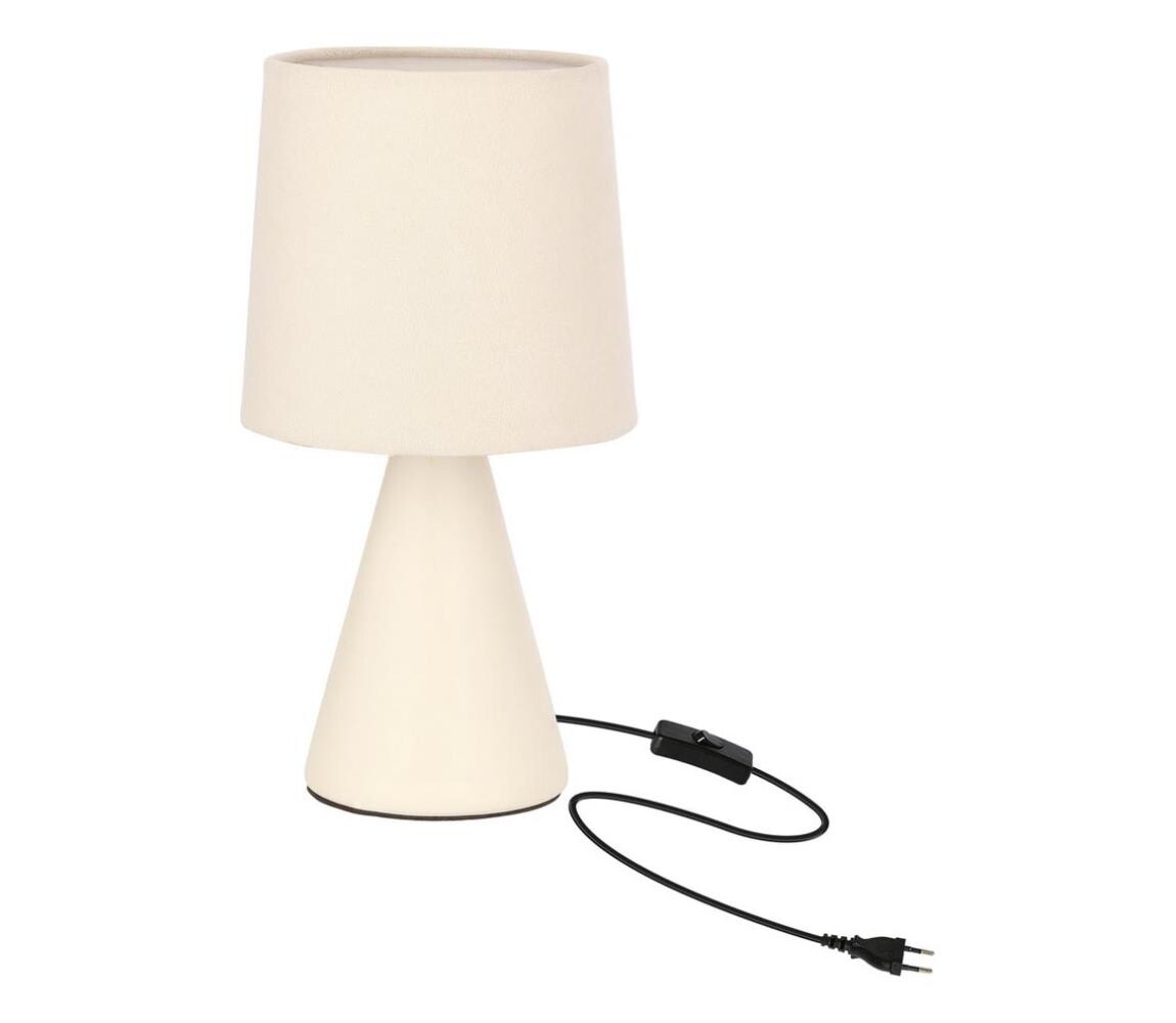 Stolní lampa SATTI 1xE14/40W/230V krémová