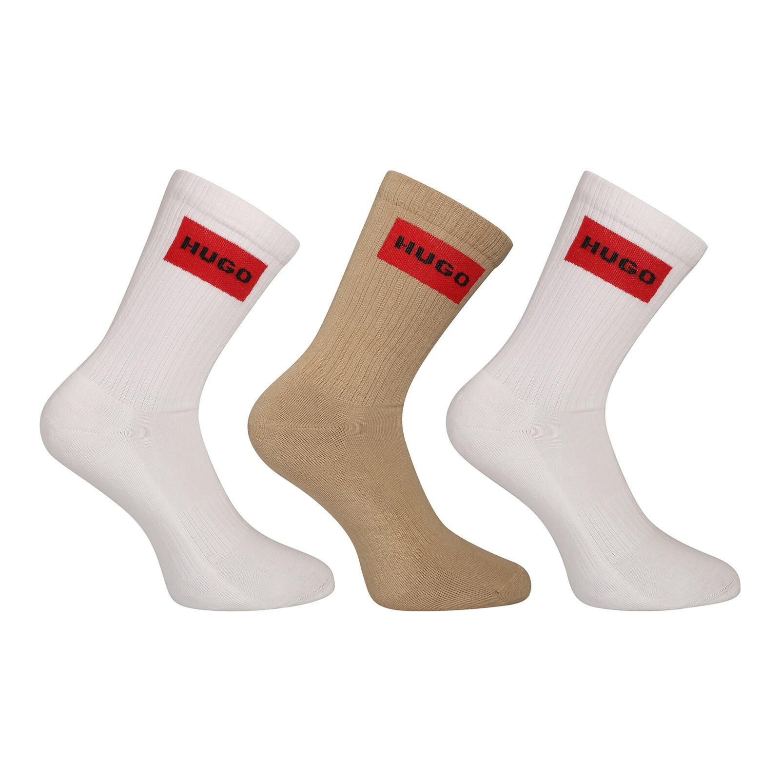 3PACK ponožky HUGO vysoké vícebarevné (50531515 269) M