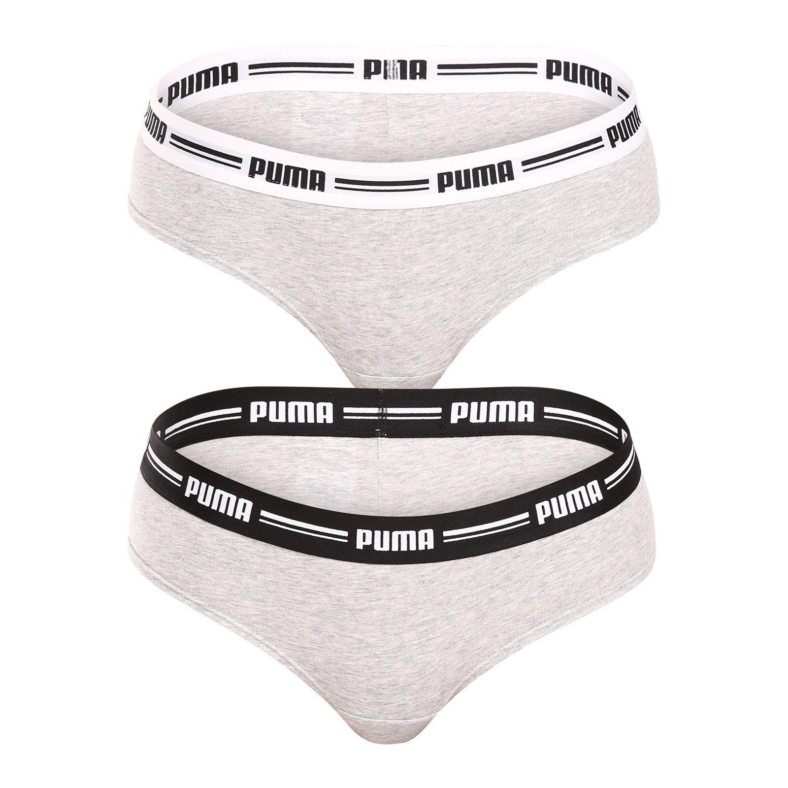 2PACK dámské kalhotky brazilky Puma šedé (603043001 328) S