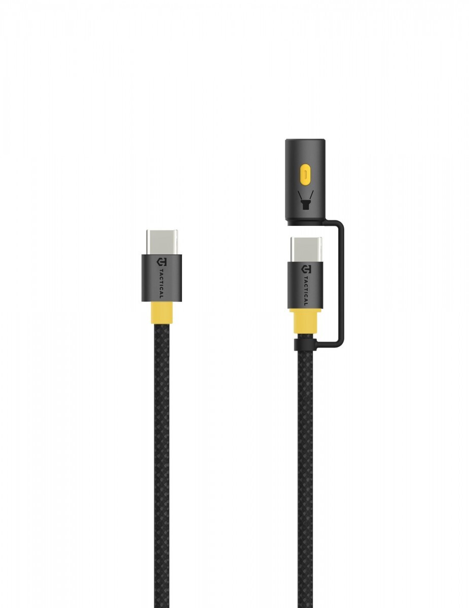 Datový kabel Tactical Stinger USB-C-USB-C 1,5m Black