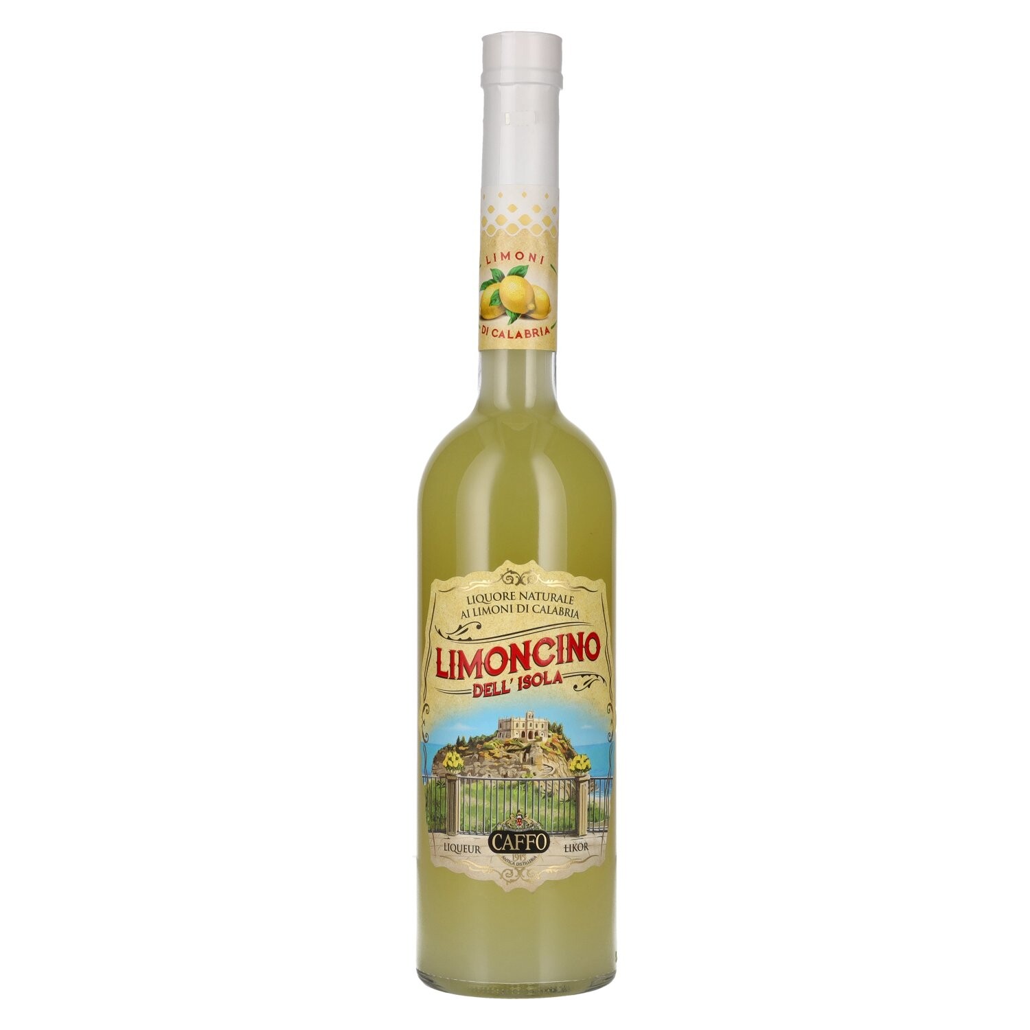 Limoncino dell'Isola Limoni di Calabria Italian liqueur Caffo 30% 0,7l