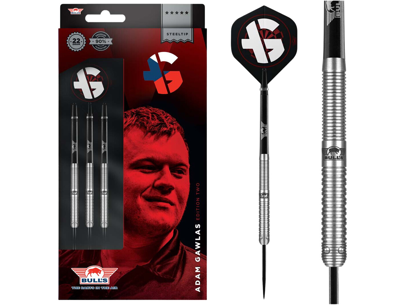 Bull's NL Šipky Steel Adam Gawlas E2 - 24g