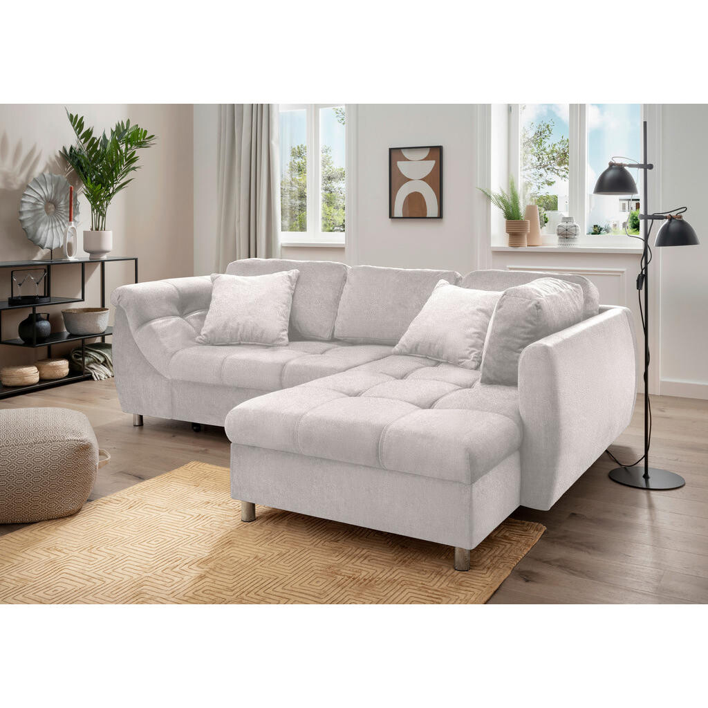 Livetastic ROHOVÁ ROZKLÁDACÍ POHOVKA, textil, béžová