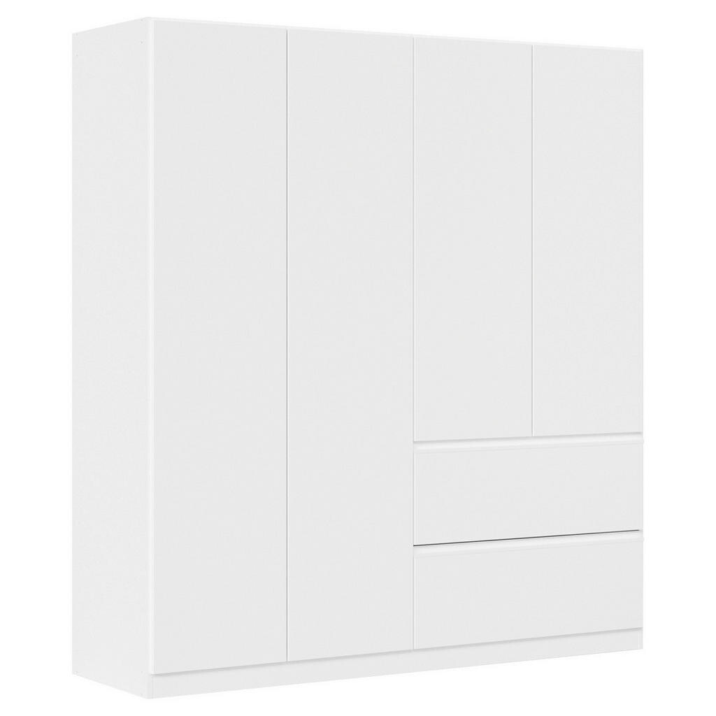 Rauch Möbel ŠATNÍ SKŘÍŇ S OTOČNÝMI DVEŘMI, bílá, 181/197/54 cm