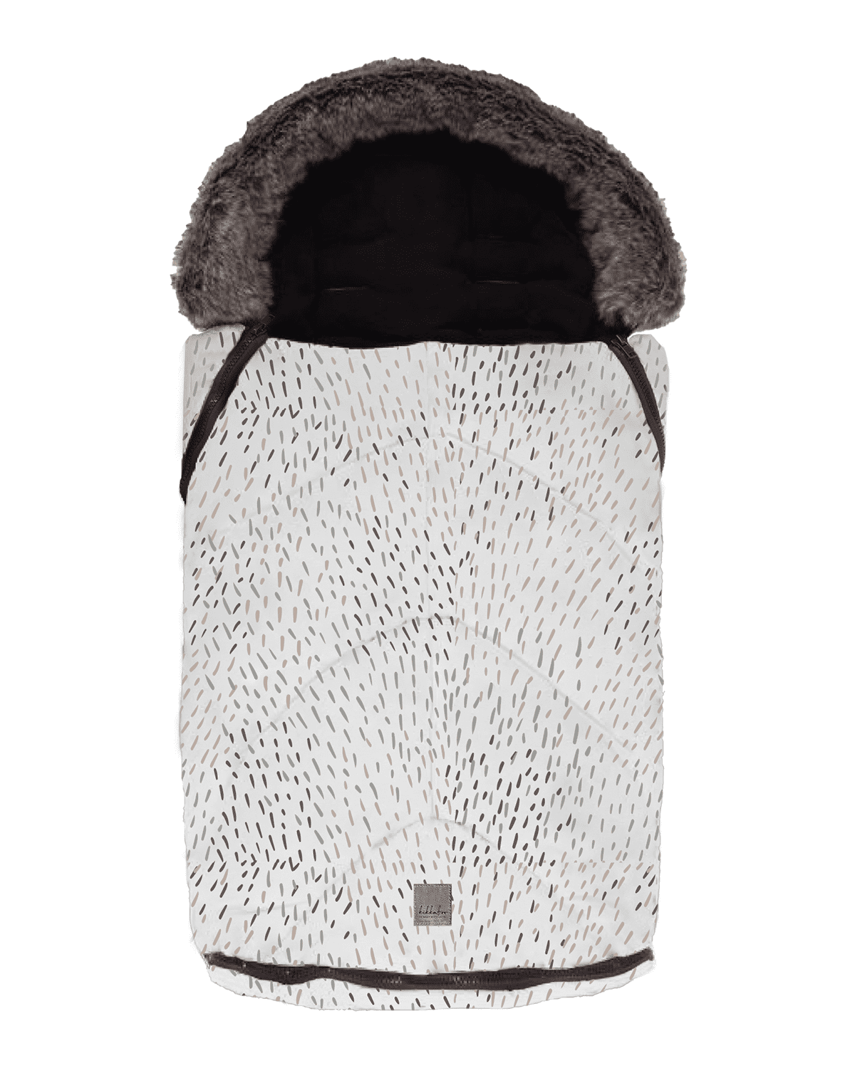 KikkaBoo Fusak zimní Trendy Memphis White