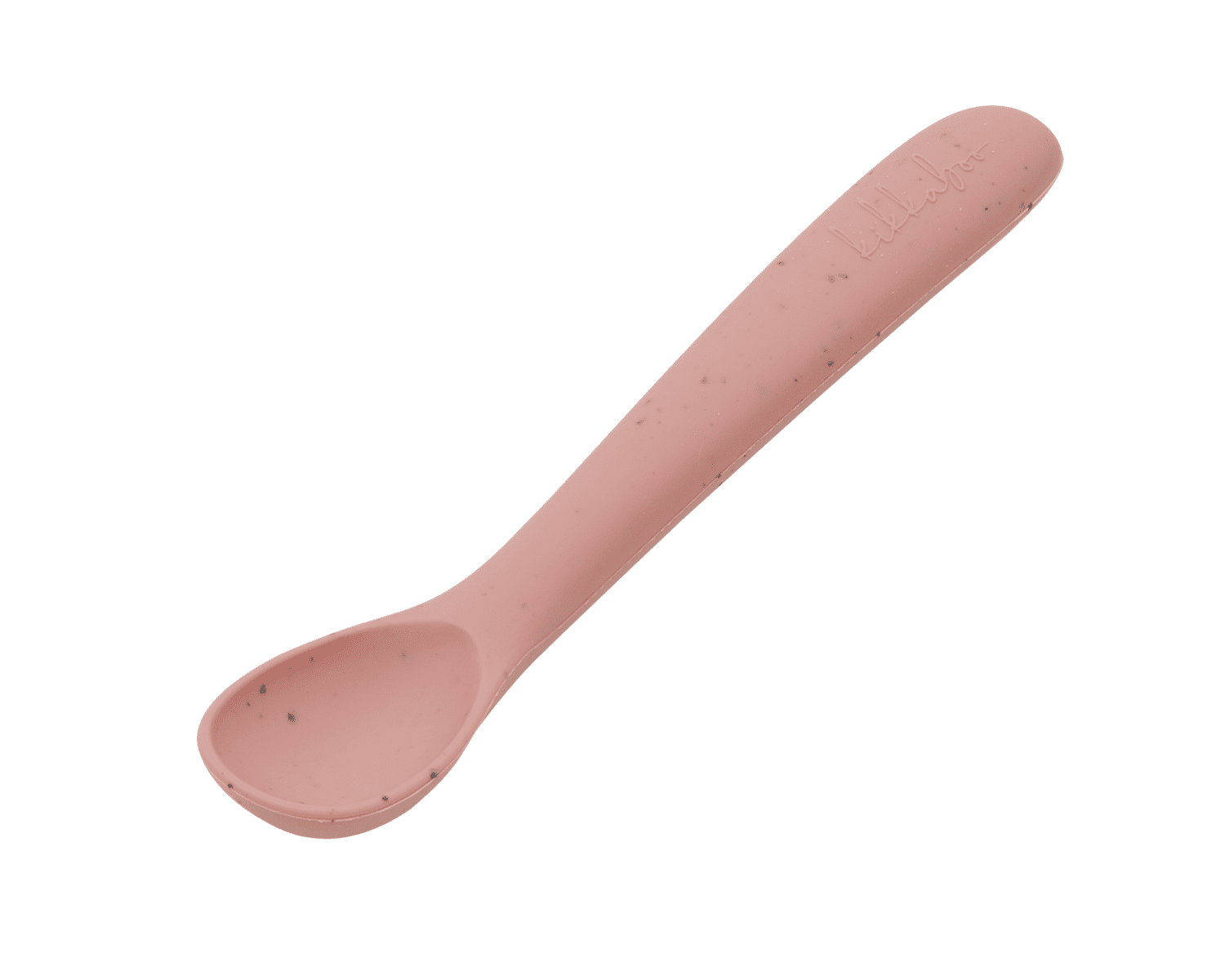 KikkaBoo Lžička Platinum Silicone Blush