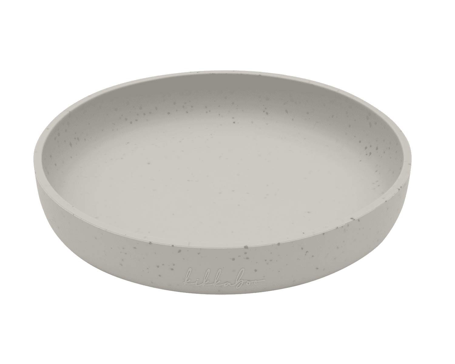 KikkaBoo Talíř Platinum Silicone Sand