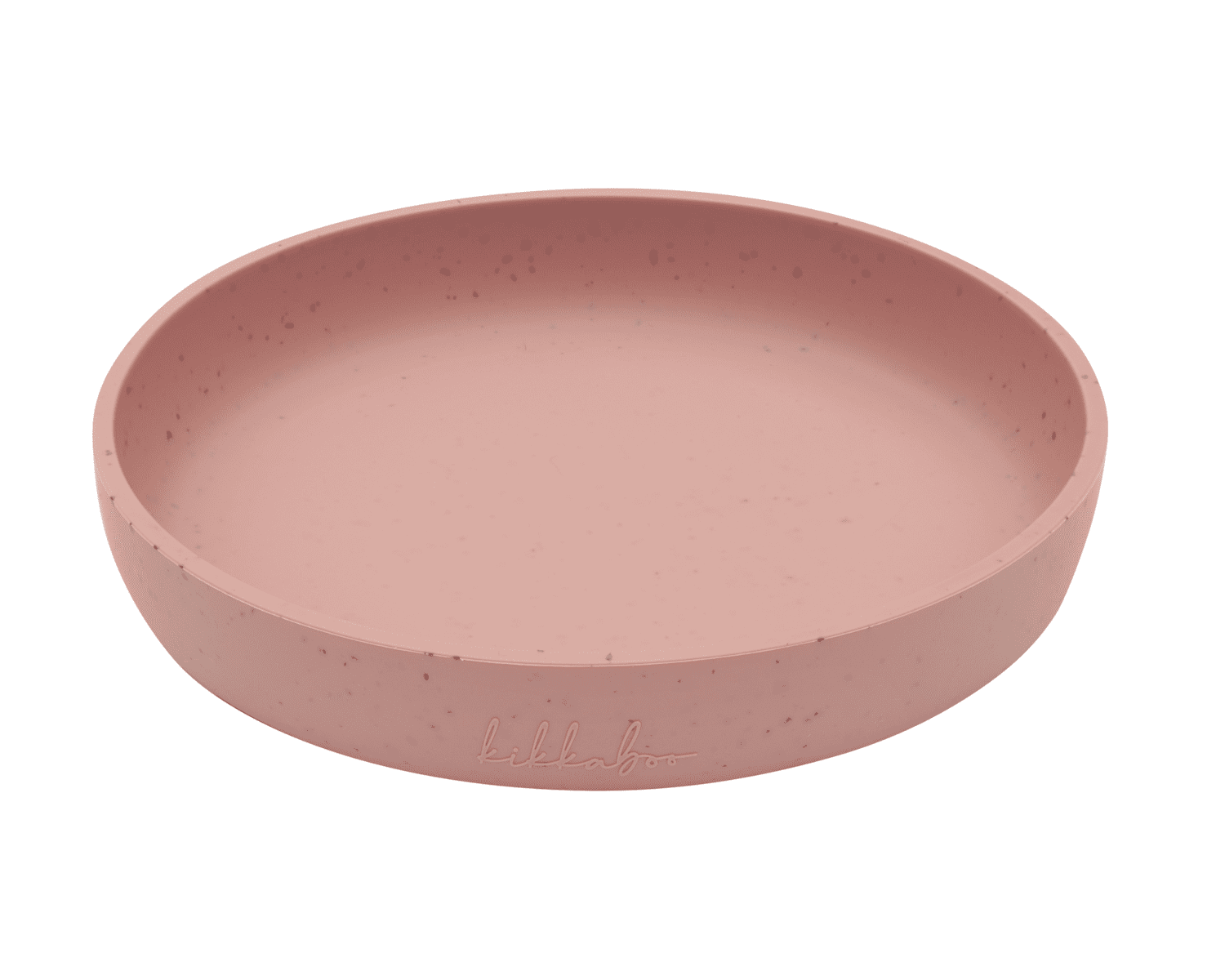 KikkaBoo Talíř Platinum Silicone Blush