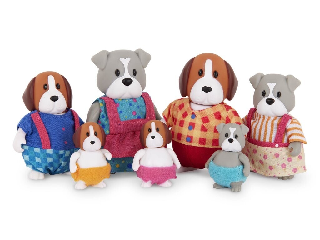 Li'l Woodzeez Rodina pejsků velká Digglesby