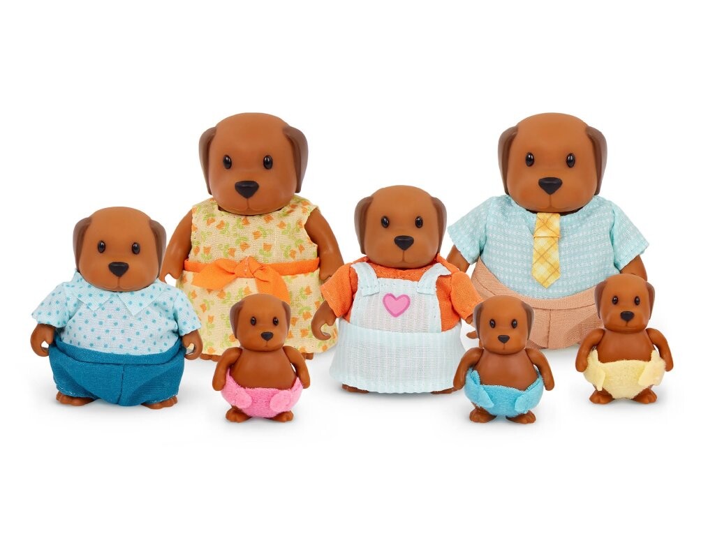 Li'l Woodzeez Rodina pejsků velká Wagadoodle