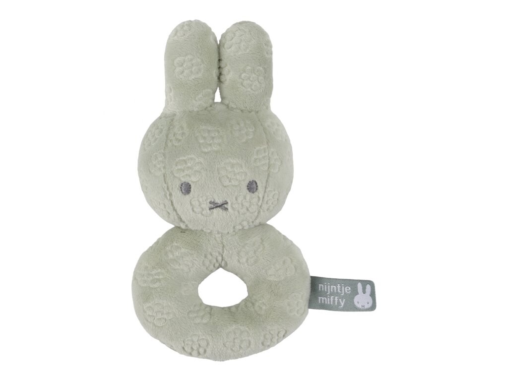 Little Dutch Chrastítko králíček Miffy Green Flower