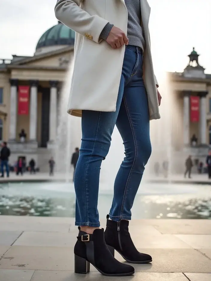 Resti Women's ankle boots on a Vierod post