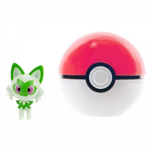 Pokémon Clip and Go Poké Ball - figurka Sprigatito