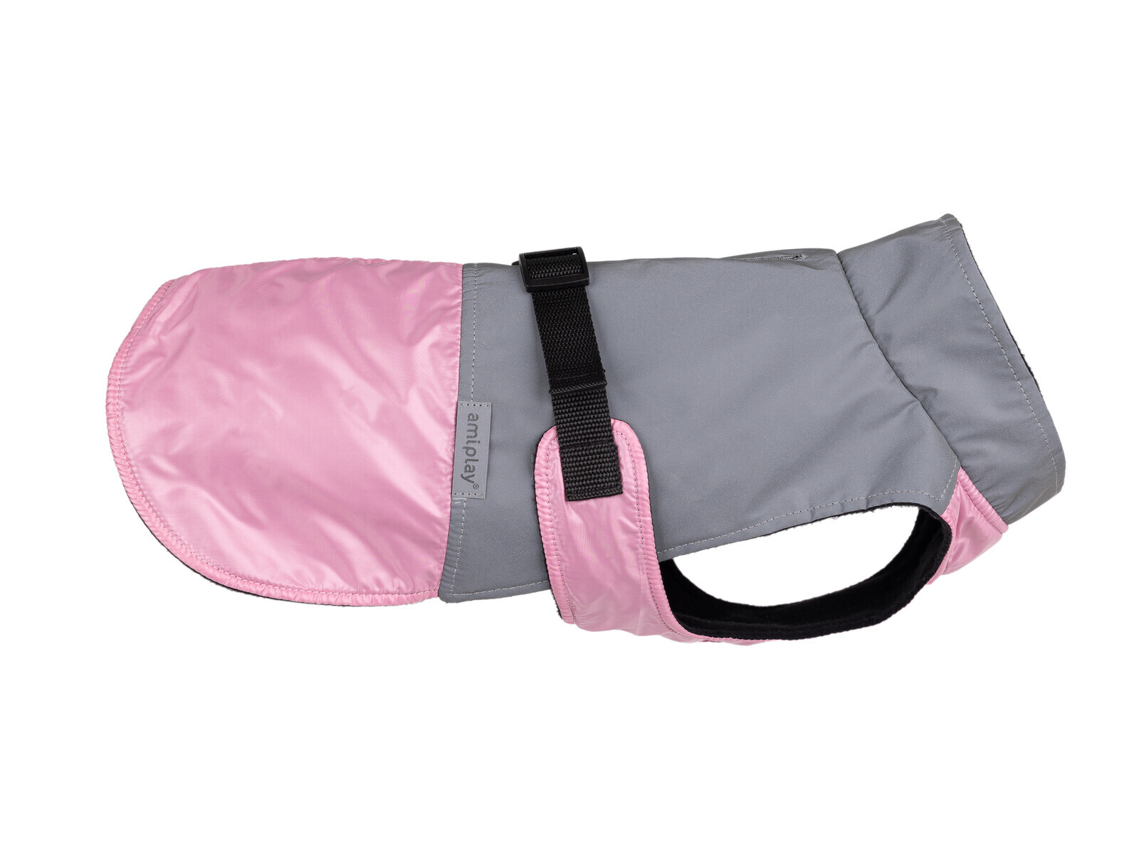 Reflexní pláštěnka pro psy LUNA růžová různé velikosti Rozměr: Rozměr 45 cm - beagle