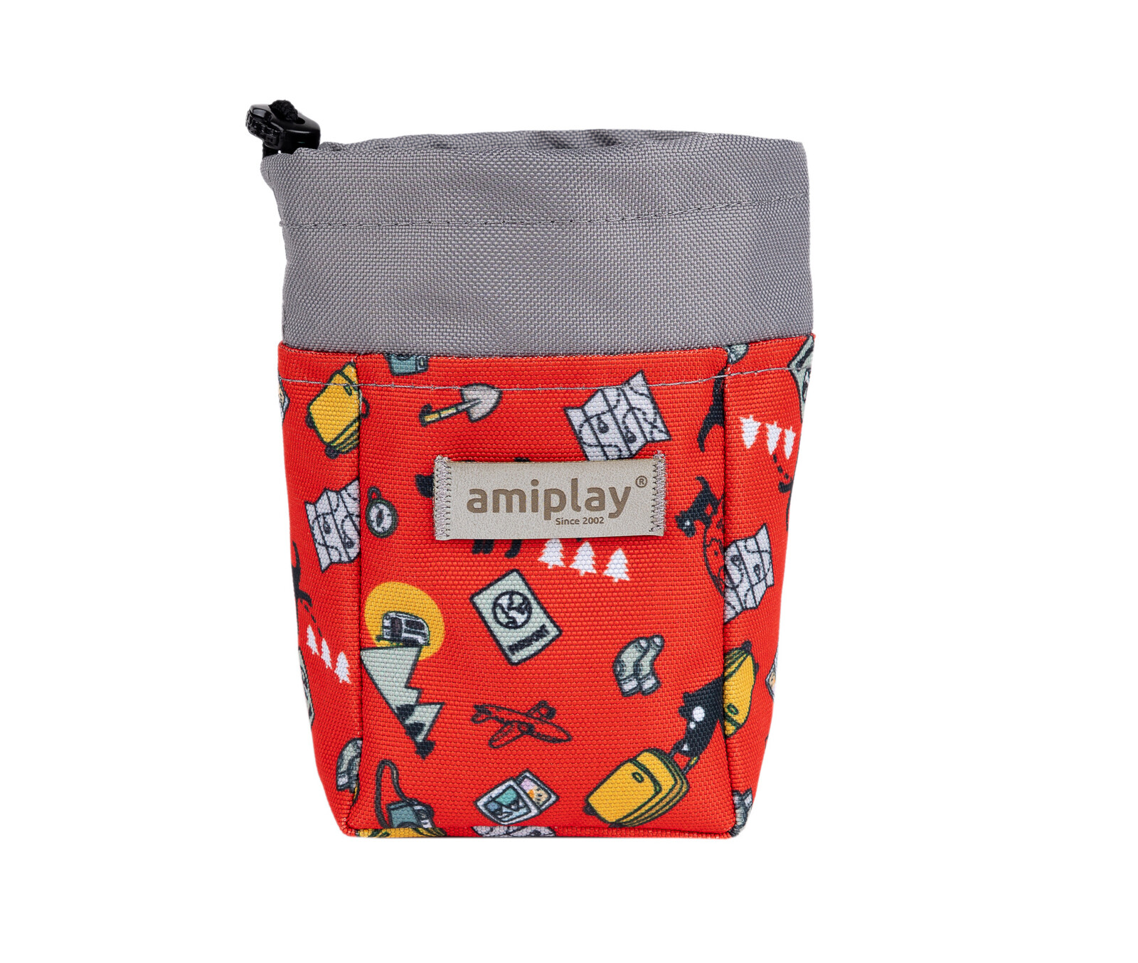 Pamlskovník pro psy MIKO červená 8x6x10 cm