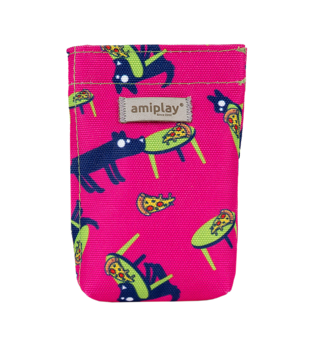 Pouzdro na sáčky na psí exkrementy MIKO růžová 6x2x11 cm