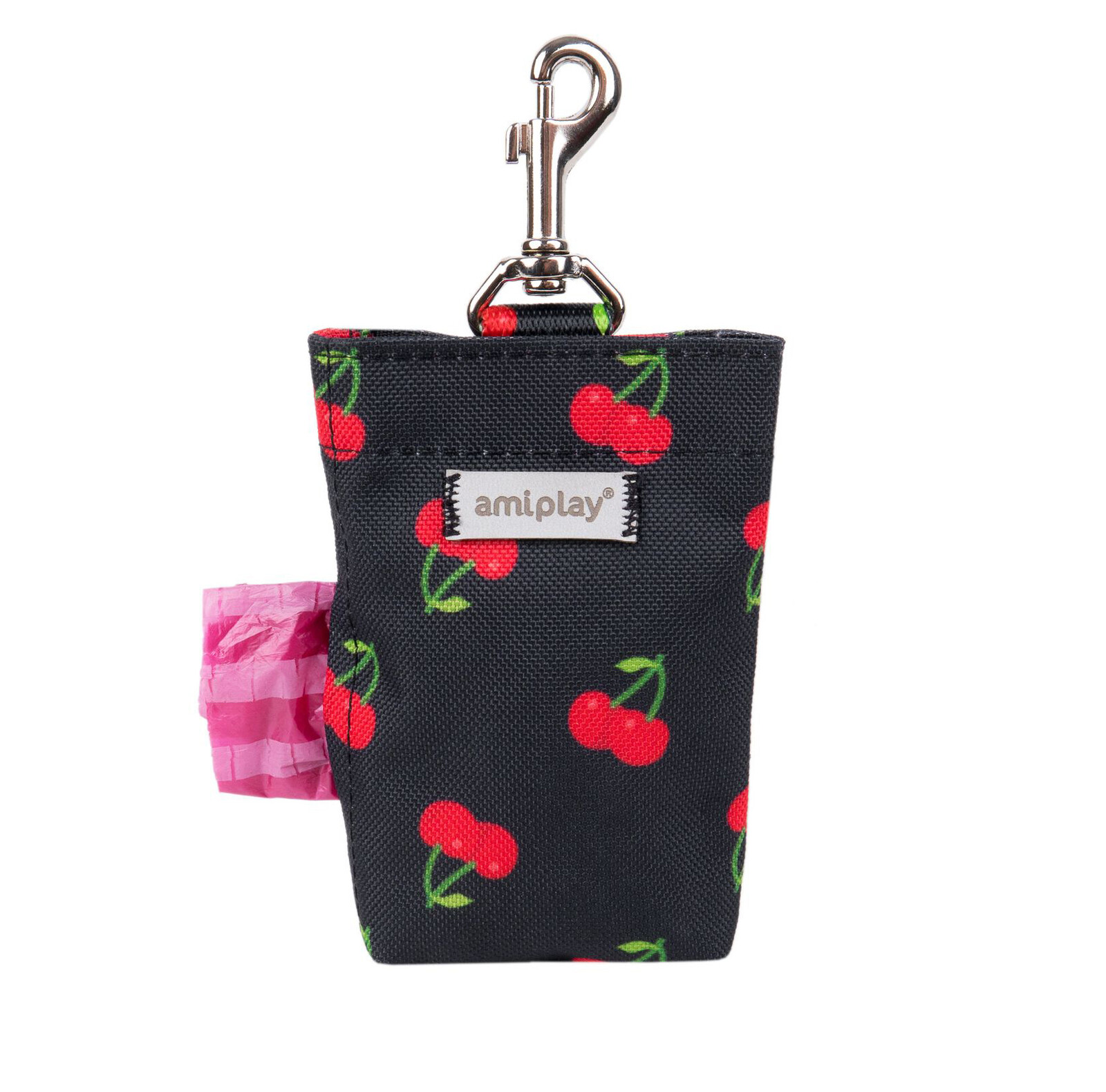 Pouzdro na sáčky na psí exkrementy HAPPY CHERRY 6x2x11 cm