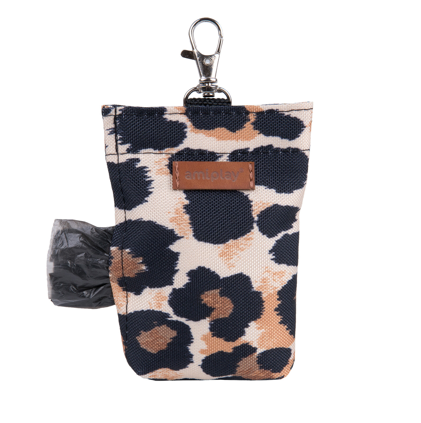 Pouzdro na sáčky na psí exkrementy NAIROBI hnědá 6x2x11 cm