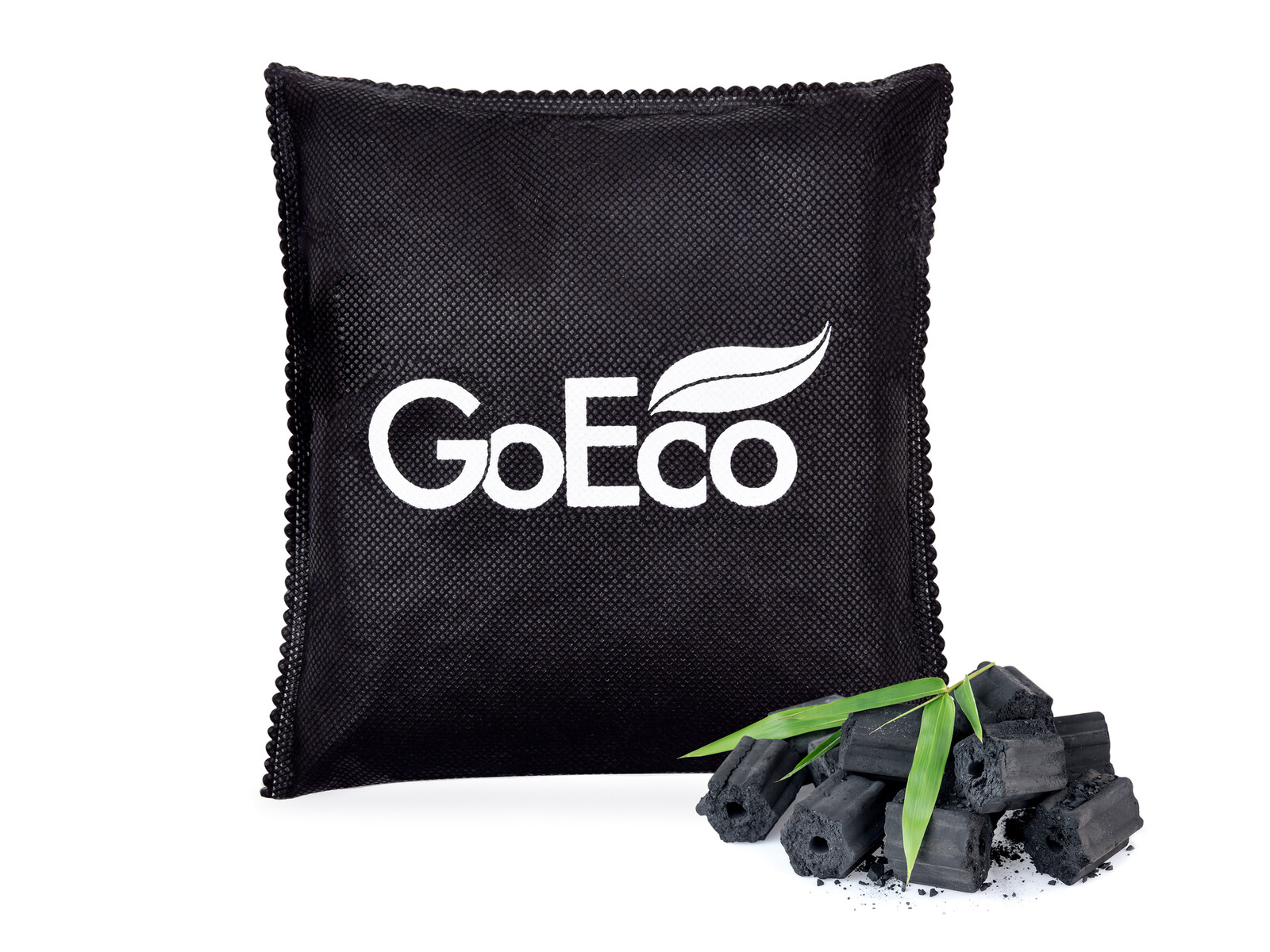 GoEco® | Pohlcovač pachů do lednice s bambusovým uhlím 200 g