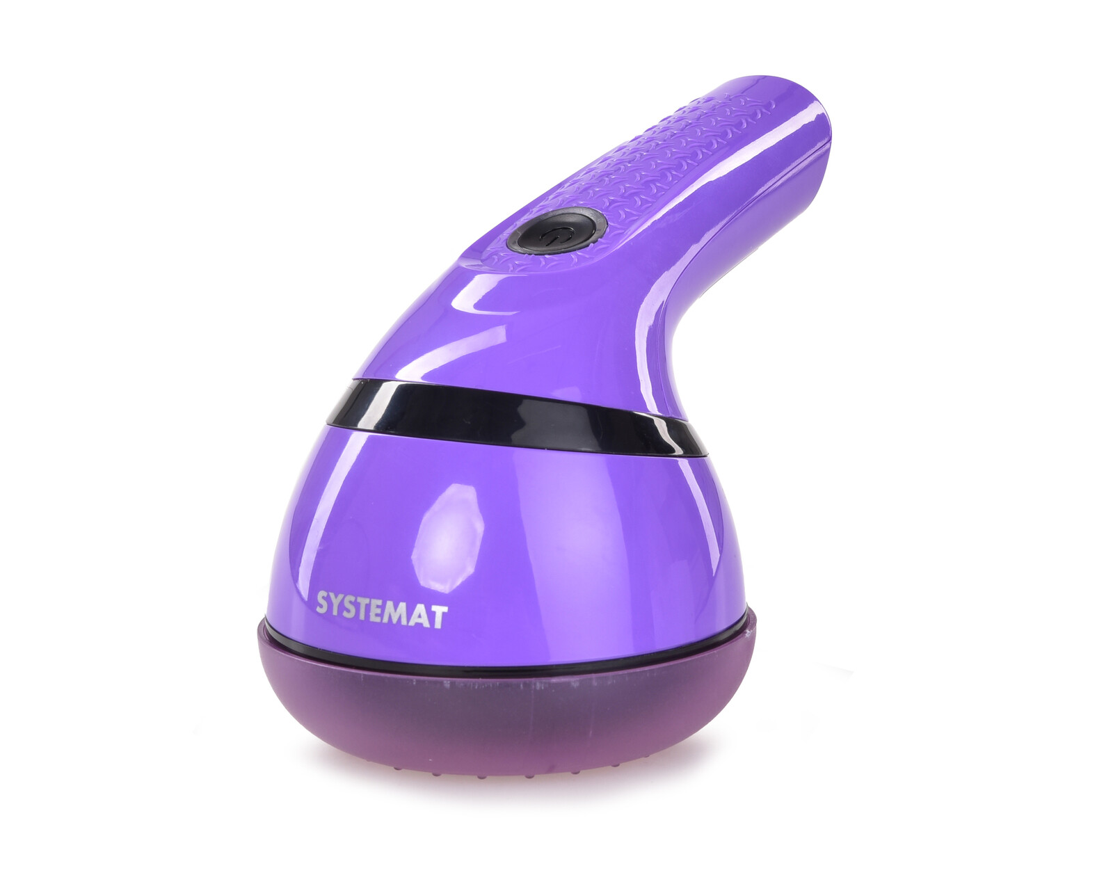 ŽMOLKOŽROUT | USB odstraňovač žmolků a nití | dobíjecí textilní holicí strojek s nástavcem fialový