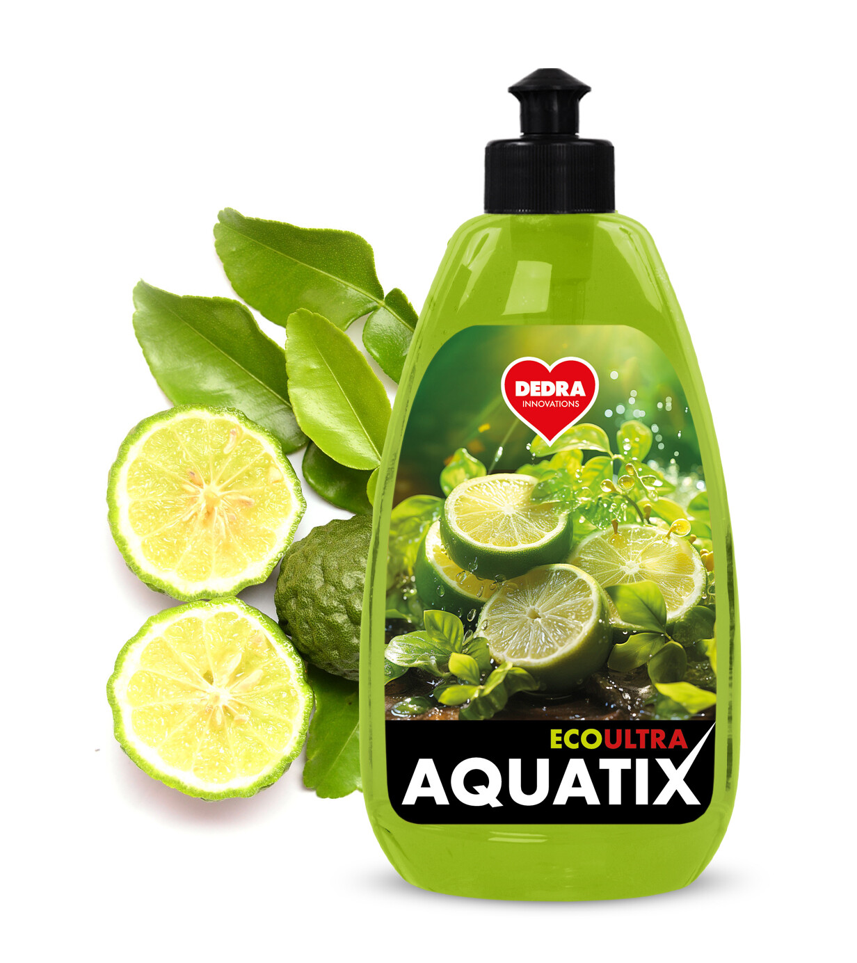 AQUATIX | Rostlinný koncentrát na nádobí BERGAMOT & LEMON | 500 ml