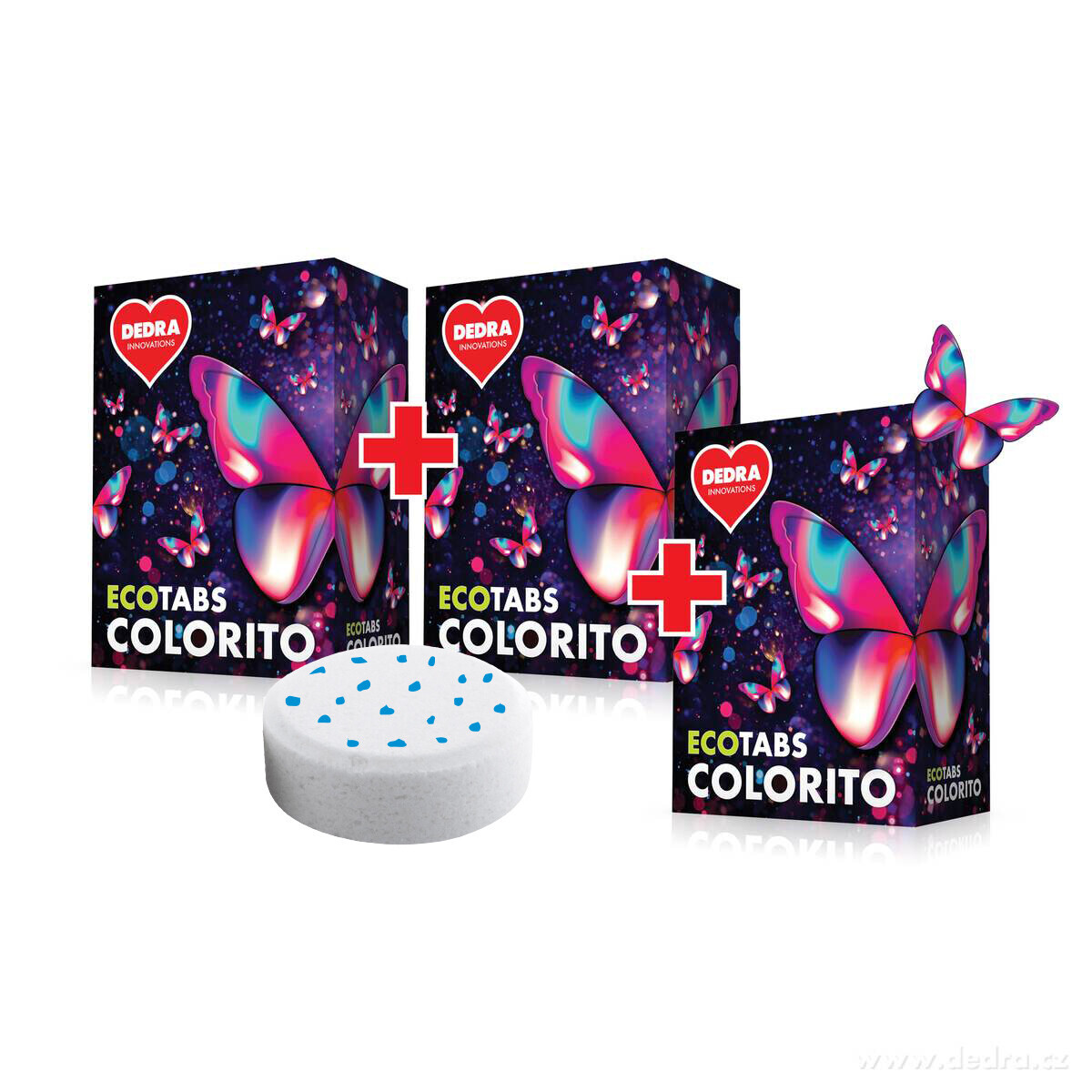 3× COLORITO | Tablety na barevné prádlo | šetrné k barvám & enzymy | ECOTABS | 78 praní