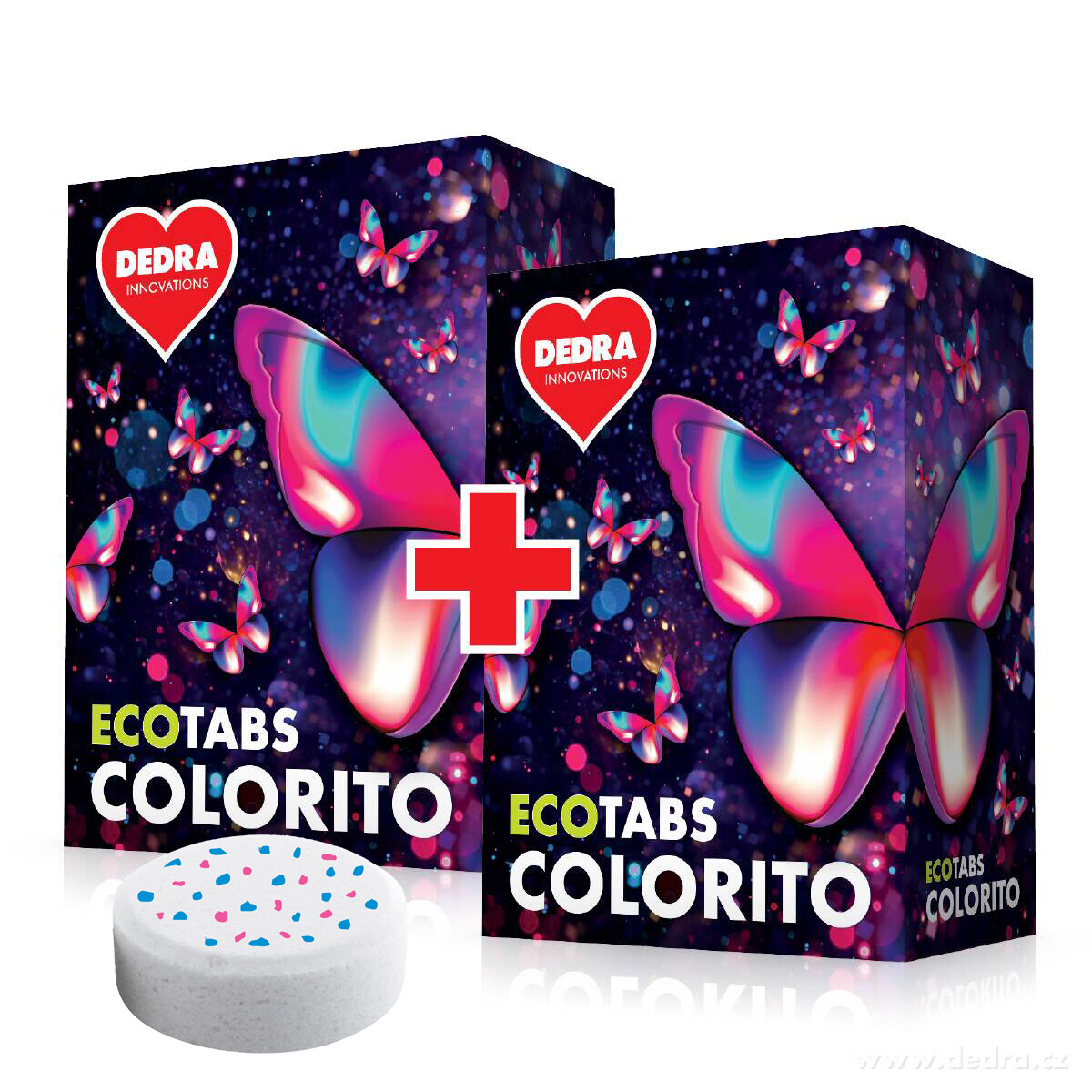 2× COLORITO | Tablety na barevné prádlo | šetrné k barvám & enzymy | ECOTABS | 52 praní