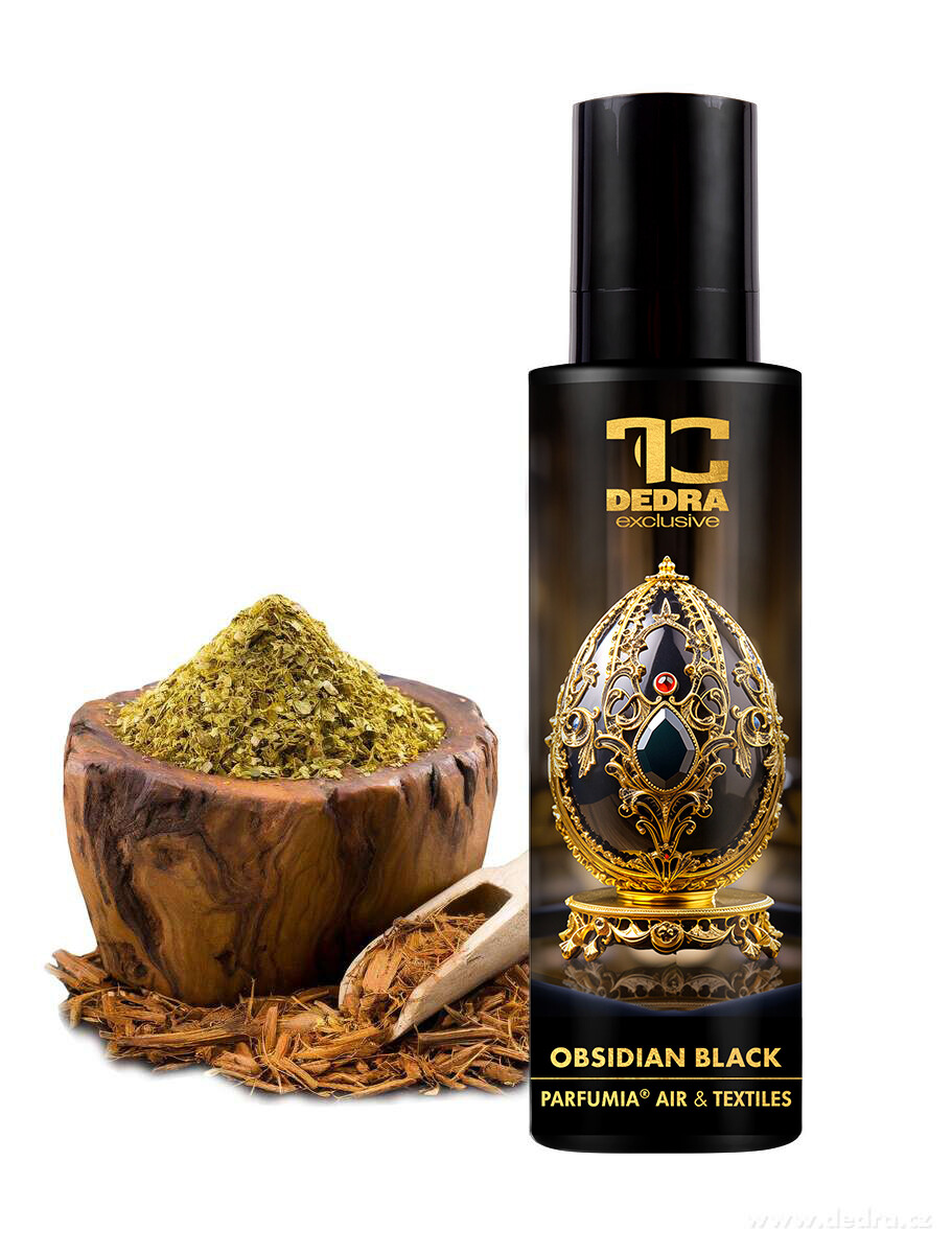 OBSIDIAN BLACK | Osvěžovač vzduchu & textilií | luxusní parfémový sprej | 250 ml