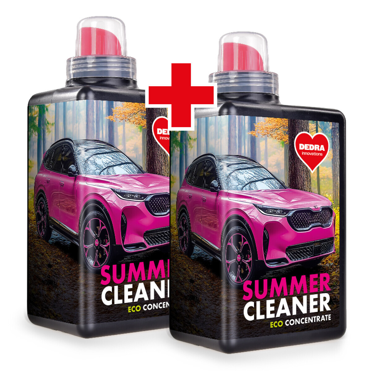 2× SUMMER CLEANER | Parfemovaný koncentrát – letní směs do ostřikovačů | 2x 1 L
