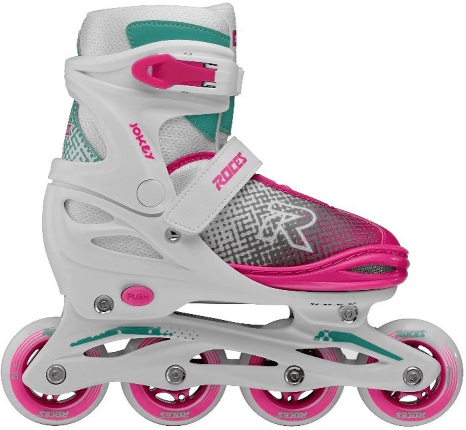 Roces - Jokey X White - kolečkové nastavitelné brusle Velikost (brusle): 26-29