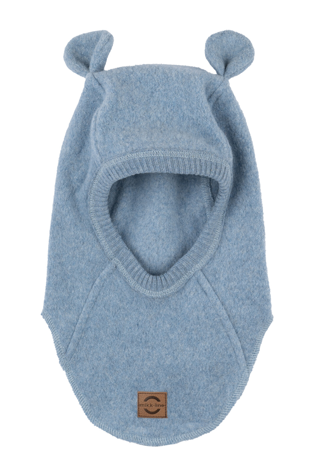 Mikk-Line Mikk - Line kojenecká fleecová kukla s vlnou 12006 -  Faded Denim Velikost: 50/56